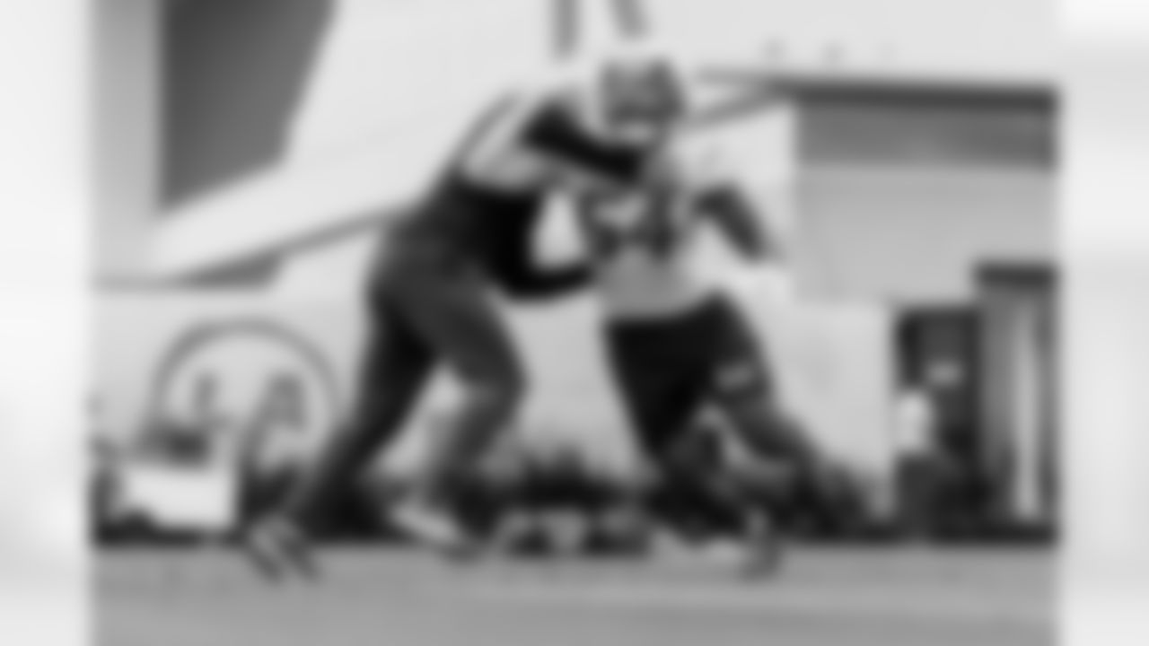The Los Angeles Chargers practice on Wednesday, September 17, 2025 at The Bolt in El Segundo, CA.