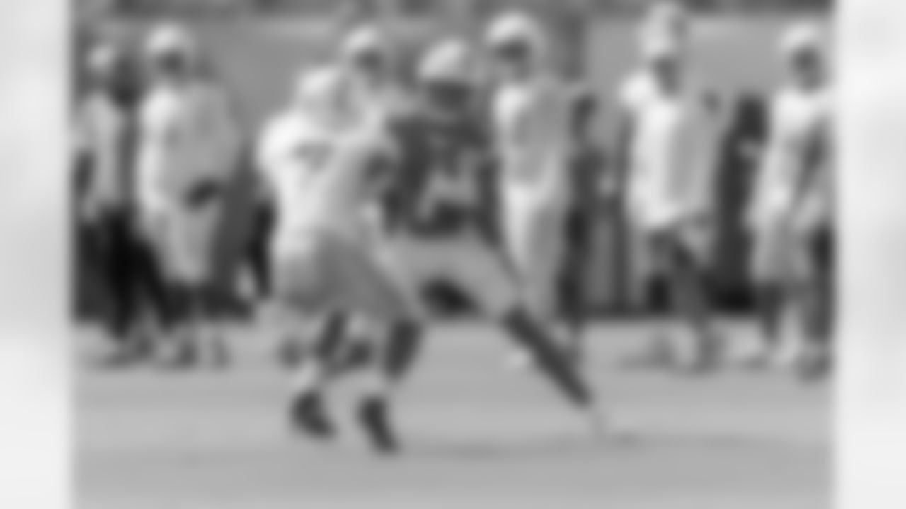 The Los Angeles Chargers practice at Training Camp on Wednesday, July 24, 2024 at The Bolt in El Segundo, CA.