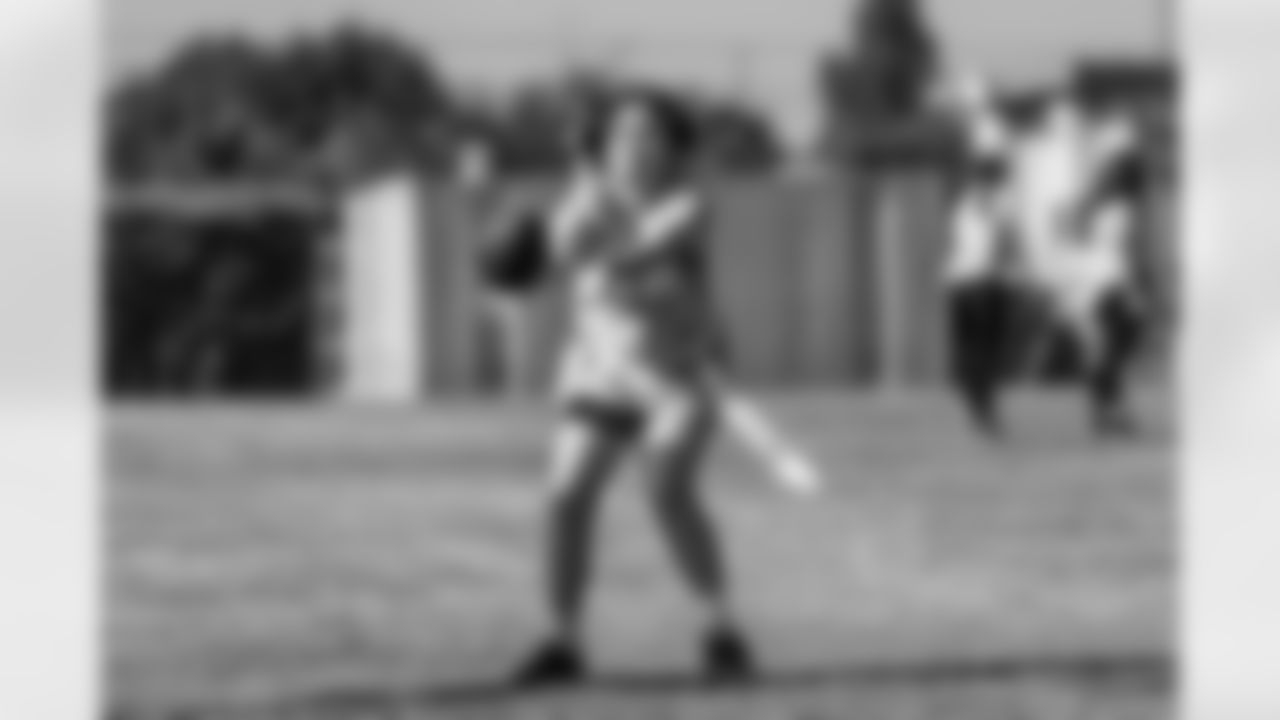 The Los Angeles Chargers host a girls flag football camp on Tuesday, December 02, 2025 at St. Joseph High School in Lakewood, CA.