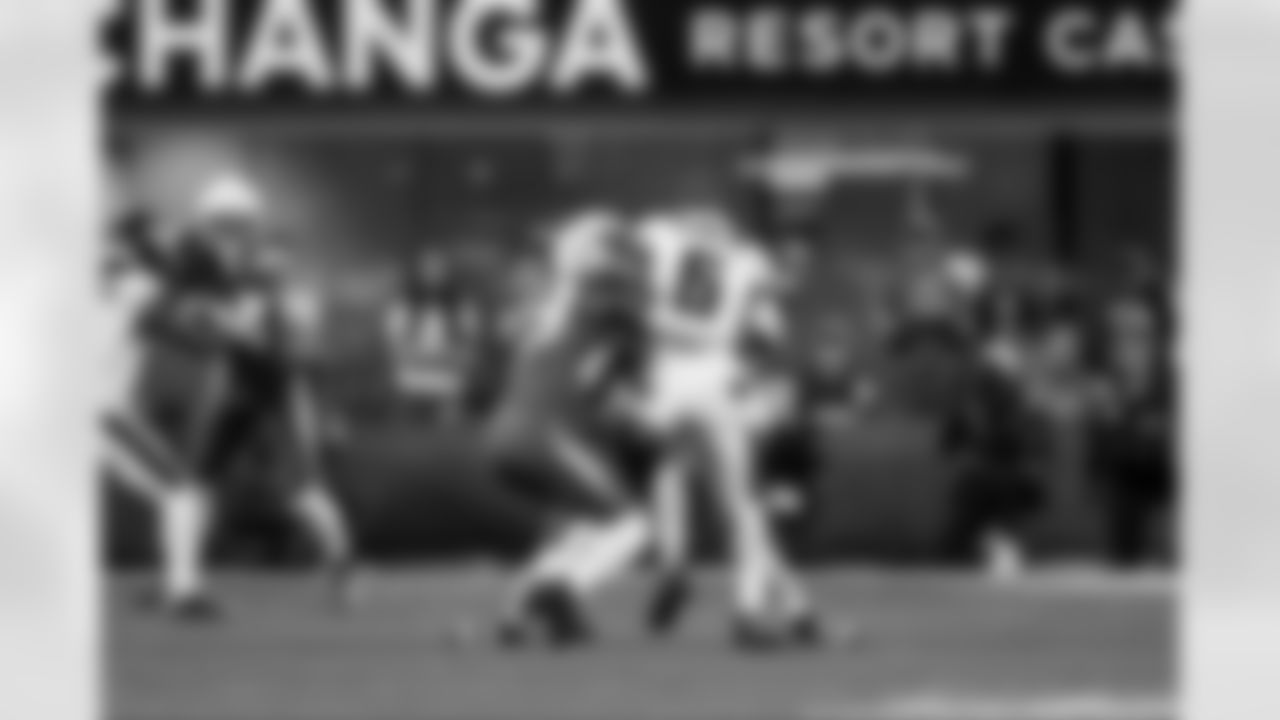 DB Elijah Molden (2), CB Tarheeb Still (29) and DL Justin Eboigbe (92)