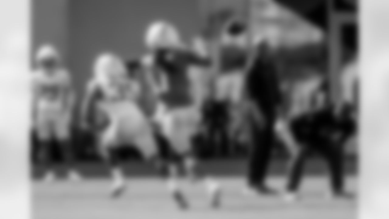 The Los Angeles Chargers practice on Wednesday, November 6, 2024 at The Bolt in El Segundo, CA.