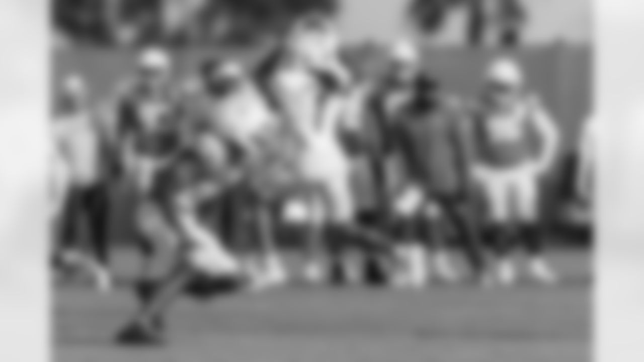 The Los Angeles Chargers practice at Training Camp on Thursday, August 1, 2024 at The Bolt in El Segundo, CA.