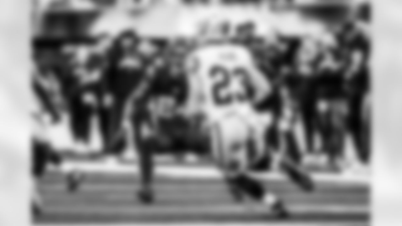 Take a look back at the Chargers Week 13 matchup with the Raiders in monochrome.