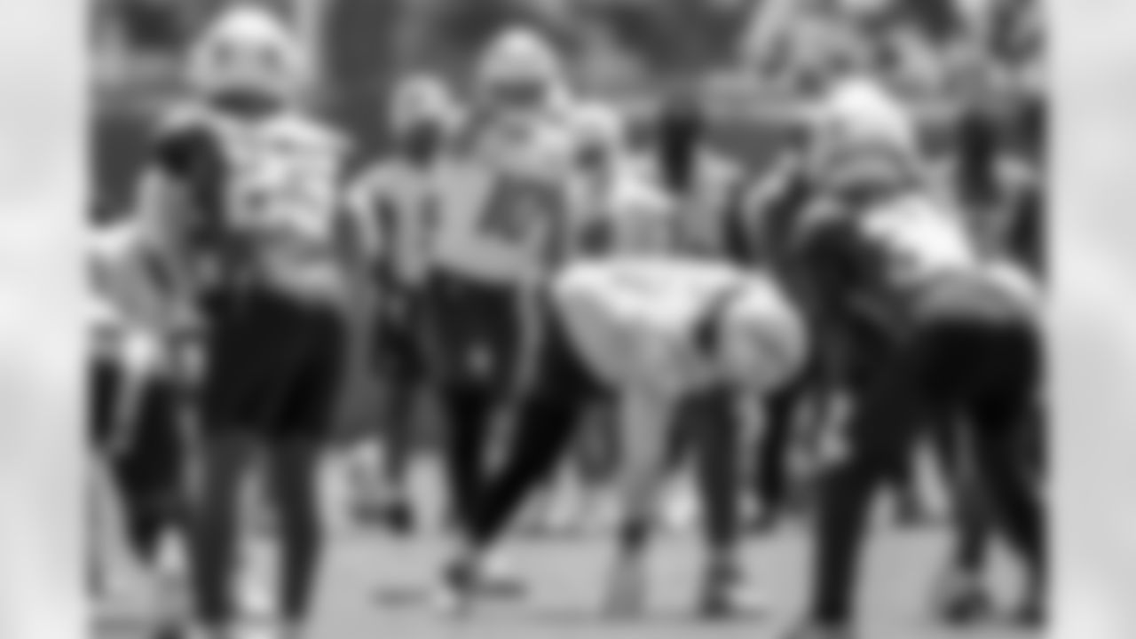 The Los Angeles Chargers practice at Training Camp on Wednesday, August 20, 2025 at The Bolt in El Segundo, CA.