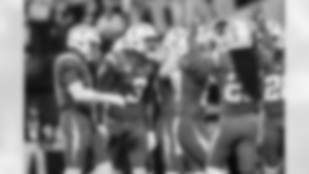 S Derwin James Jr. (3), LB Daiyan Henley (0) and S RJ Mickens (27)