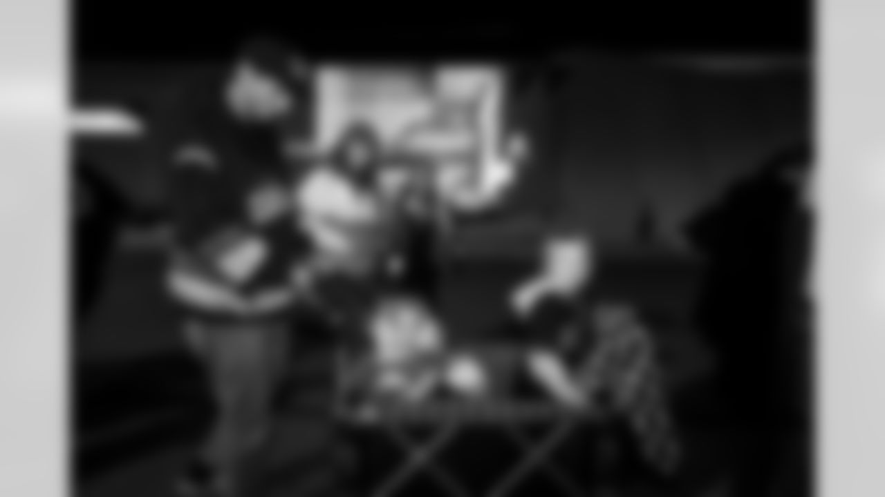 Fans gather at The Bolt for the Fan Rally + Drone Show on Friday January 9th, 2025