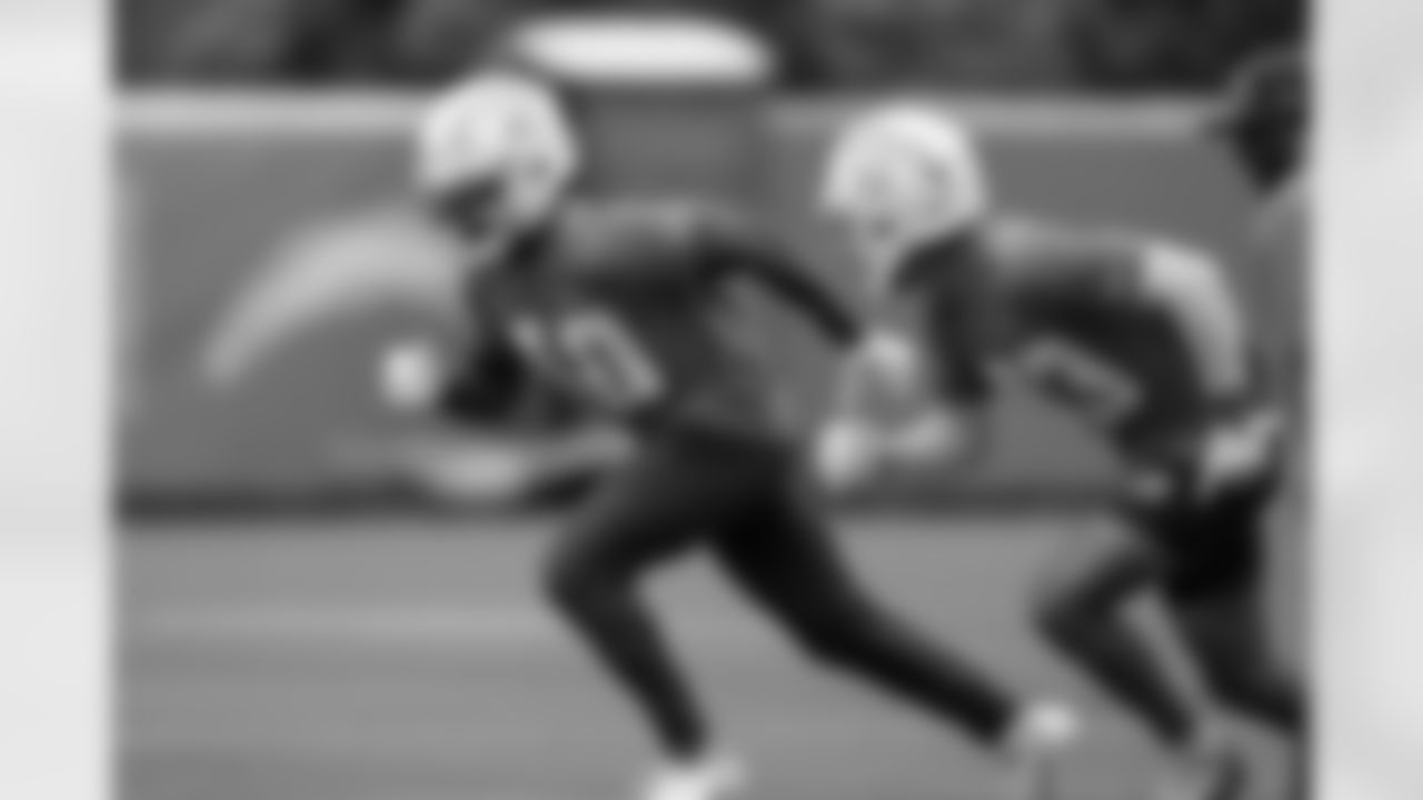 The Los Angeles Chargers hold OTA's on Monday, May 20, 2024 at Hoag Performance Center in Costa Mesa, CA.