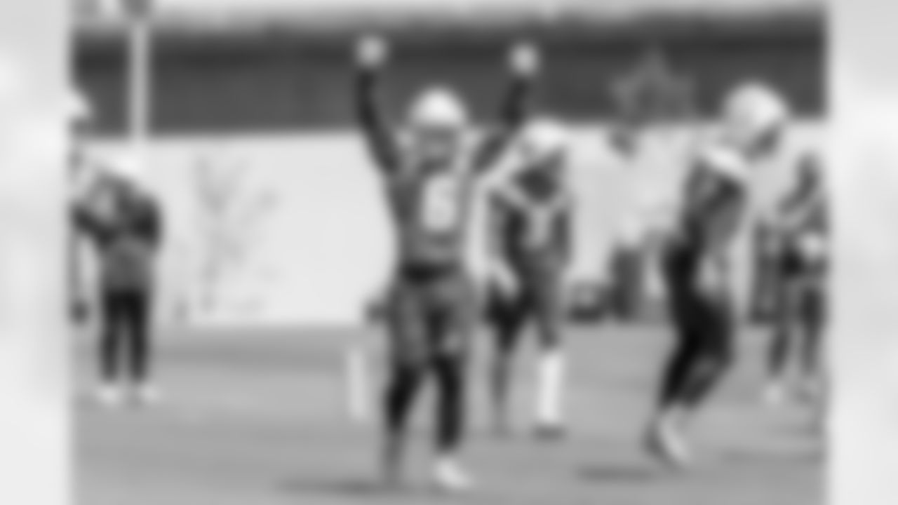 The Los Angeles Chargers practice at Training Camp on Wednesday, August 20, 2025 at The Bolt in El Segundo, CA.