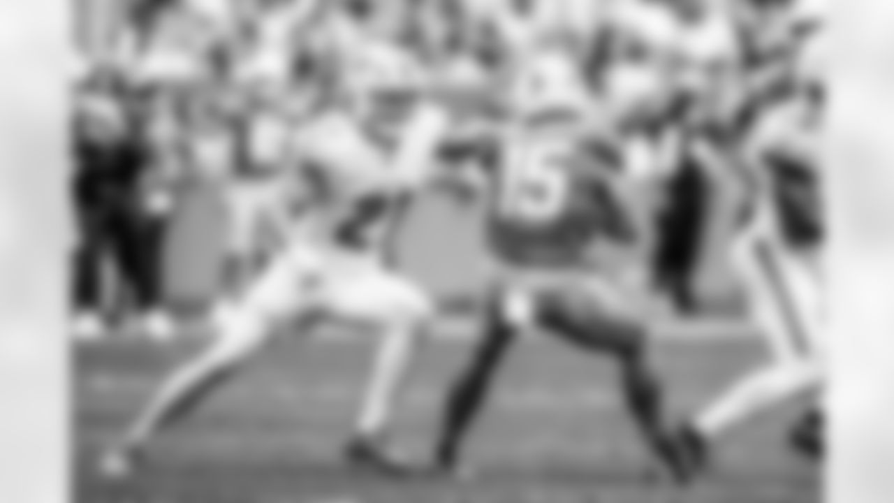 Take a look back at the Chargers Week 6 matchup with the Dolphins in monochrome!