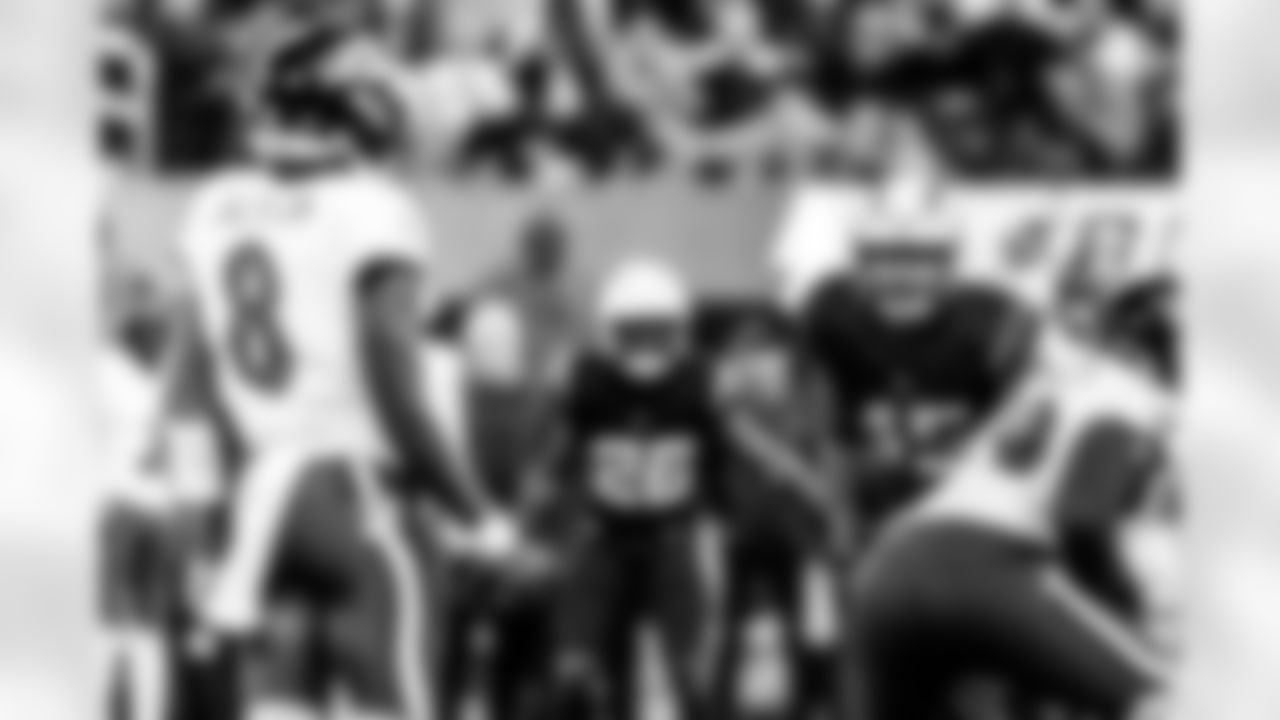 Take a look back at the Chargers Week 12 game against the Ravens in monochrome