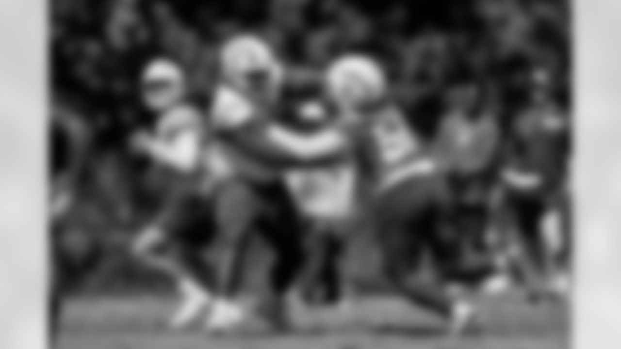 The Los Angeles Chargers practice on Friday, September 20, 2024 at UNC-Charlotte in Charlotte, NC.
