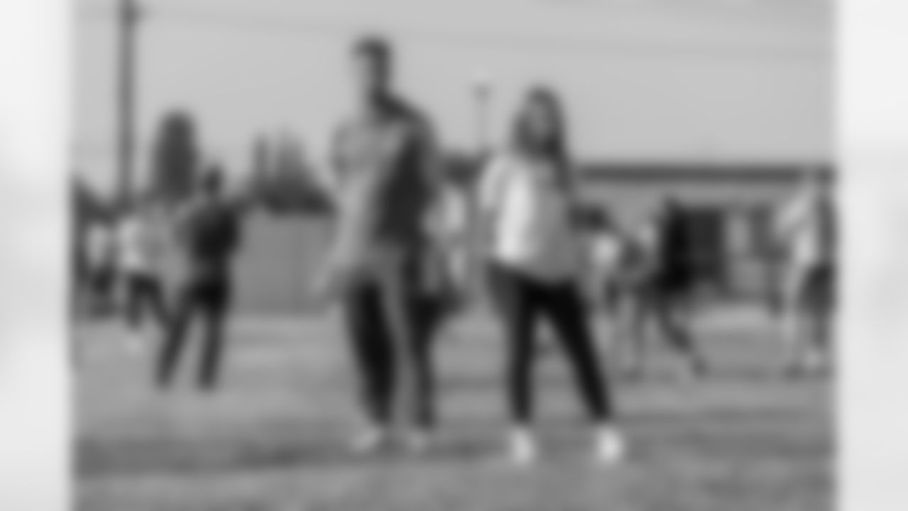 The Los Angeles Chargers host a girls flag football camp on Tuesday, December 02, 2025 at St. Joseph High School in Lakewood, CA.