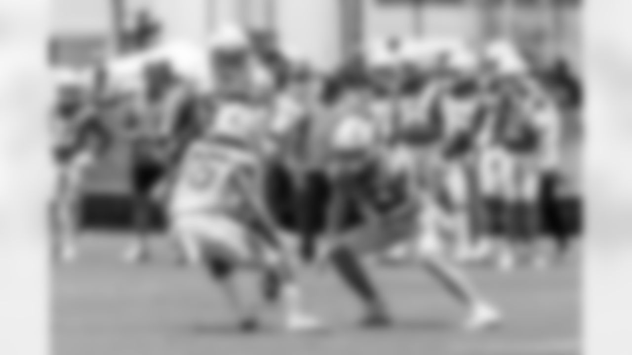 The Los Angeles Chargers practice at Training Camp on Thursday, July 25, 2024 at The Bolt in El Segundo, CA.