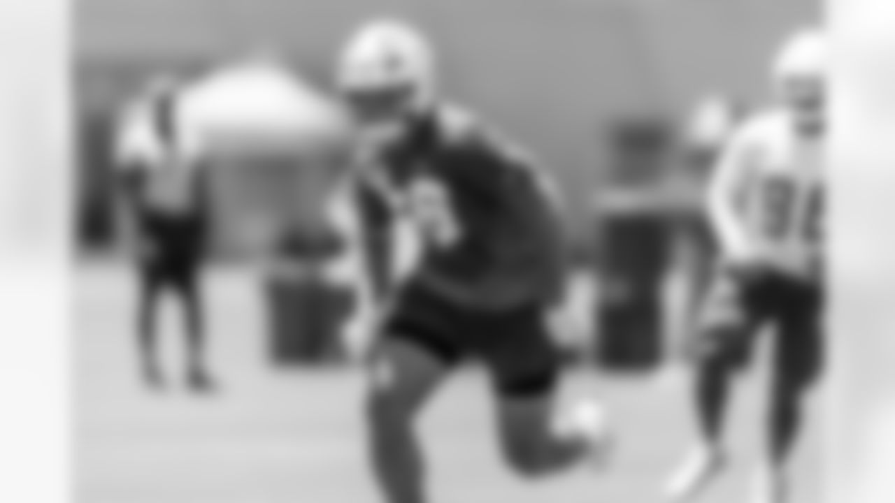 Los Angeles Chargers players participate in Phase 3 of the offseason program on Friday, May 30, 2025 at The Bolt in El Segundo, CA.