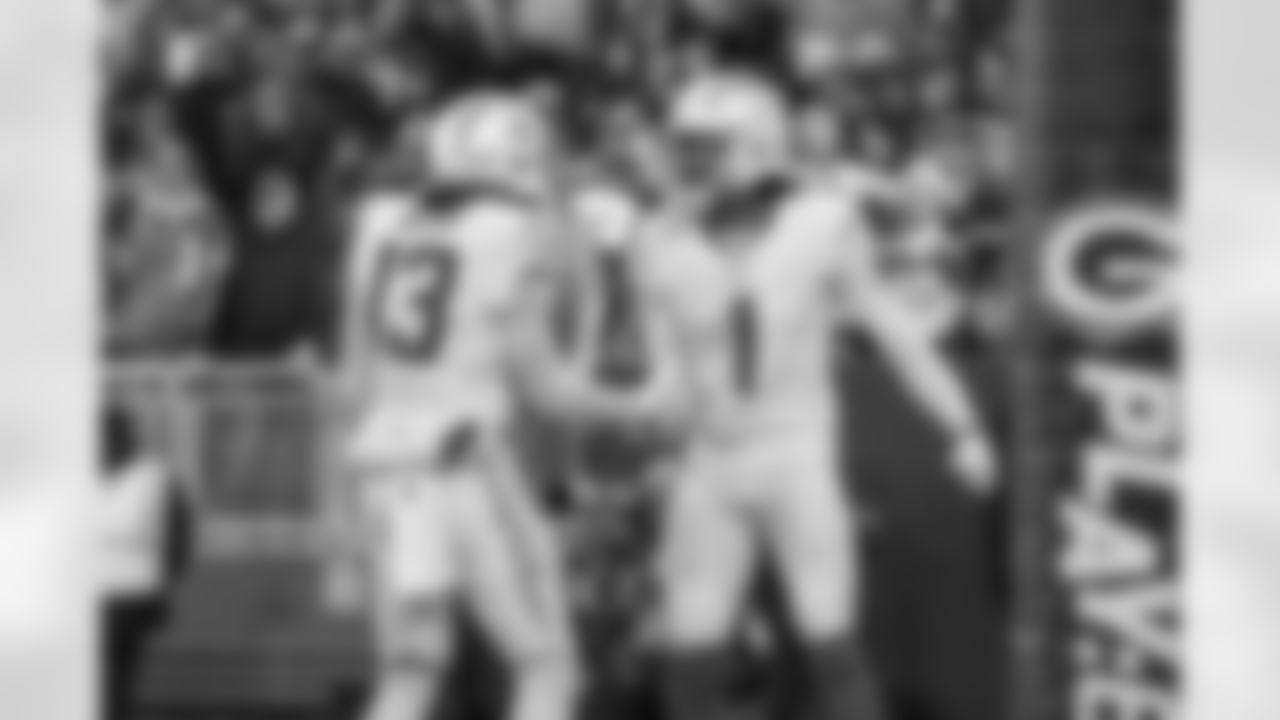 The Los Angeles Chargers play the Green Bay Packers on Sunday, November 19, 2023 at Lambeau Field in Green Bay, WI.
[FINAL SCORE: GB 23 -  LAC 20]