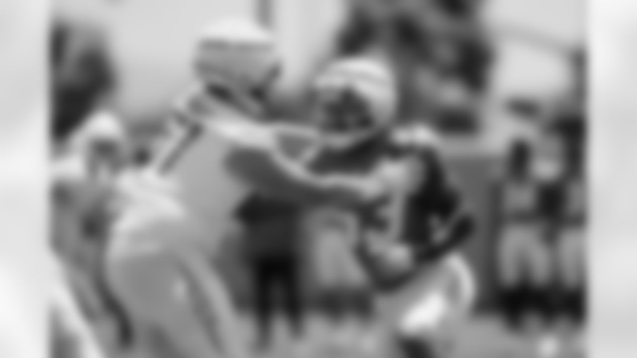 The Los Angeles Chargers hold OTA's on Wednesday, June 5, 2024 at Hoag Performance Center in Costa Mesa, CA.