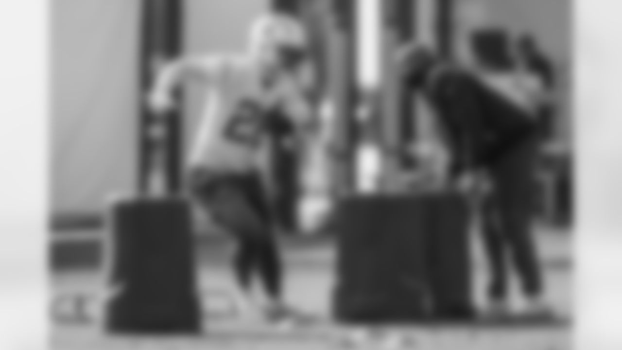 The Los Angeles Chargers practice on Thursday, December 18, 2025 at The Bolt in El Segundo, CA.