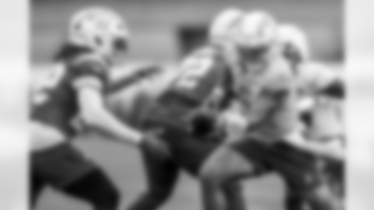 The Los Angeles Chargers practice on Wednesday, September 17, 2025 at The Bolt in El Segundo, CA.