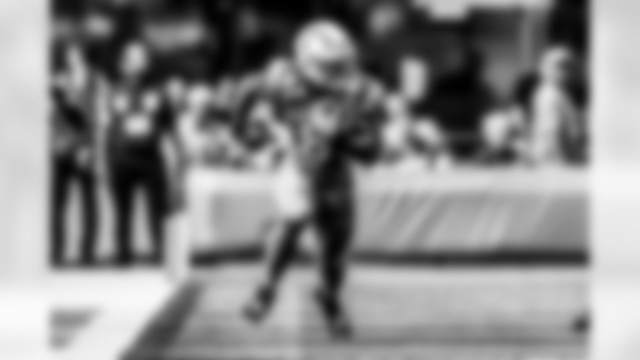 Take a look back at the Chargers Week 5 matchup with the Commanders in monochrome!