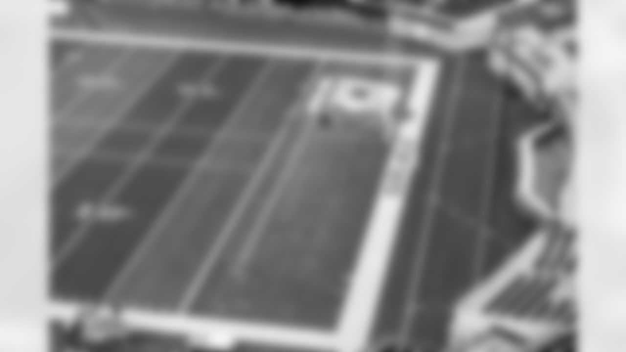 SoFi Stadium is photographed as it is converted to the 2025 Super Chargers look on Tuesday, October 21, 2025 at SoFi Stadium in Inglewood, CA.