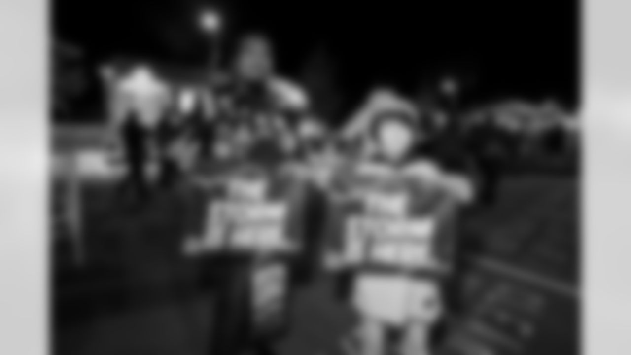 Fans gather at The Bolt for the Fan Rally + Drone Show on Friday January 9th, 2025