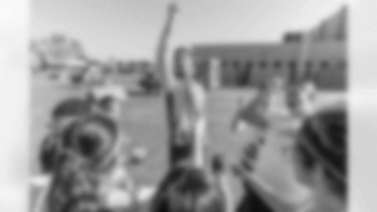 The Los Angeles Chargers host a girls flag football camp on Tuesday, December 02, 2025 at St. Joseph High School in Lakewood, CA.