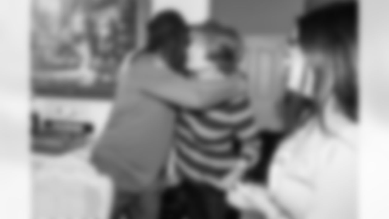 The Los Angeles Chargers surprise their 2025 Fan of the Year on Tuesday, October 28, 2025 in San Diego, CA.