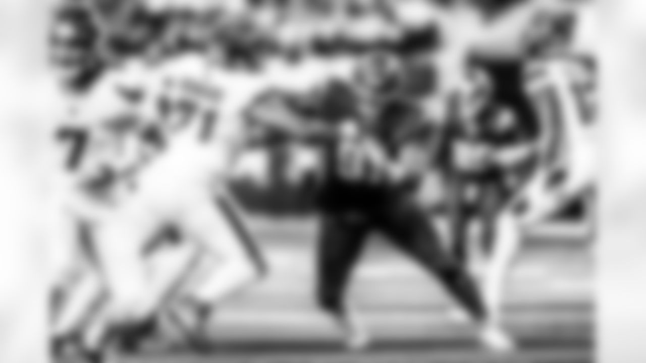 Take a look back at the Chargers Week 17 matchup with the Texans in monochrome.