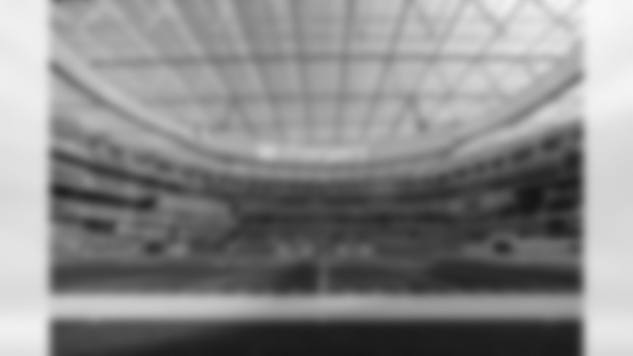SoFi Stadium is photographed as it is converted to the 2025 Charger Power look on Friday, October 17, 2025 at SoFi Stadium in Inglewood, CA.