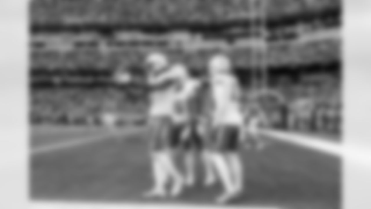 WR Ladd McConkey (15), WR Quentin Johnston (1) and WR Keenan Allen (13)