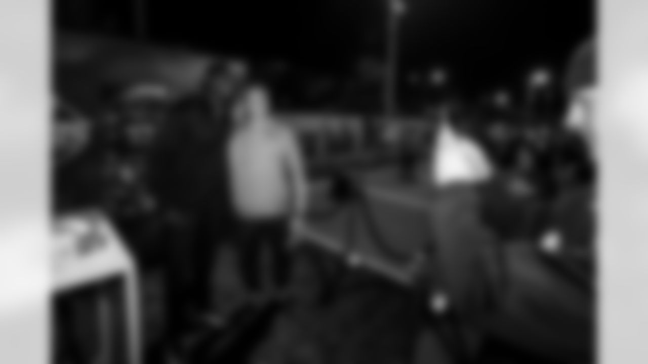 Fans gather at The Bolt for the Fan Rally + Drone Show on Friday January 9th, 2025