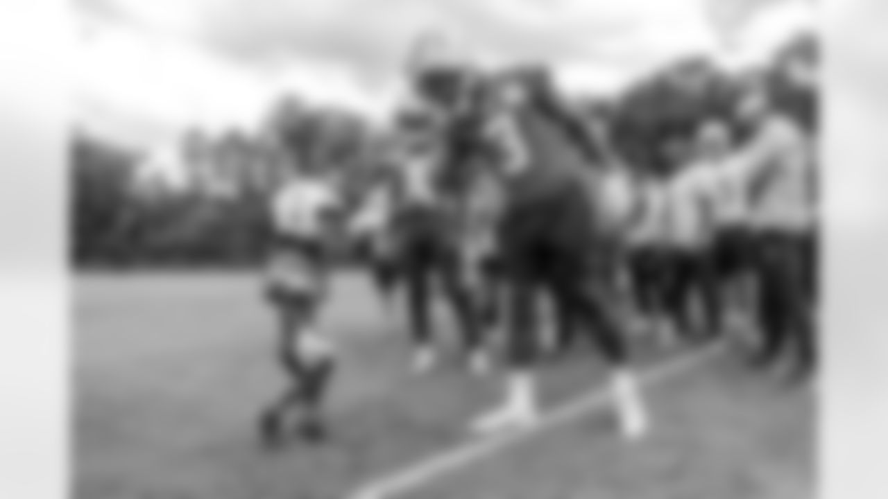 The Los Angeles Chargers practice on Friday, September 20, 2024 at UNC-Charlotte in Charlotte, NC.