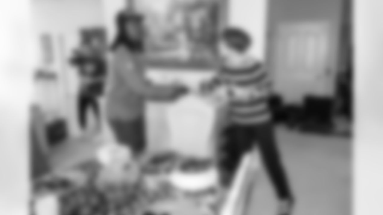 The Los Angeles Chargers surprise their 2025 Fan of the Year on Tuesday, October 28, 2025 in San Diego, CA.