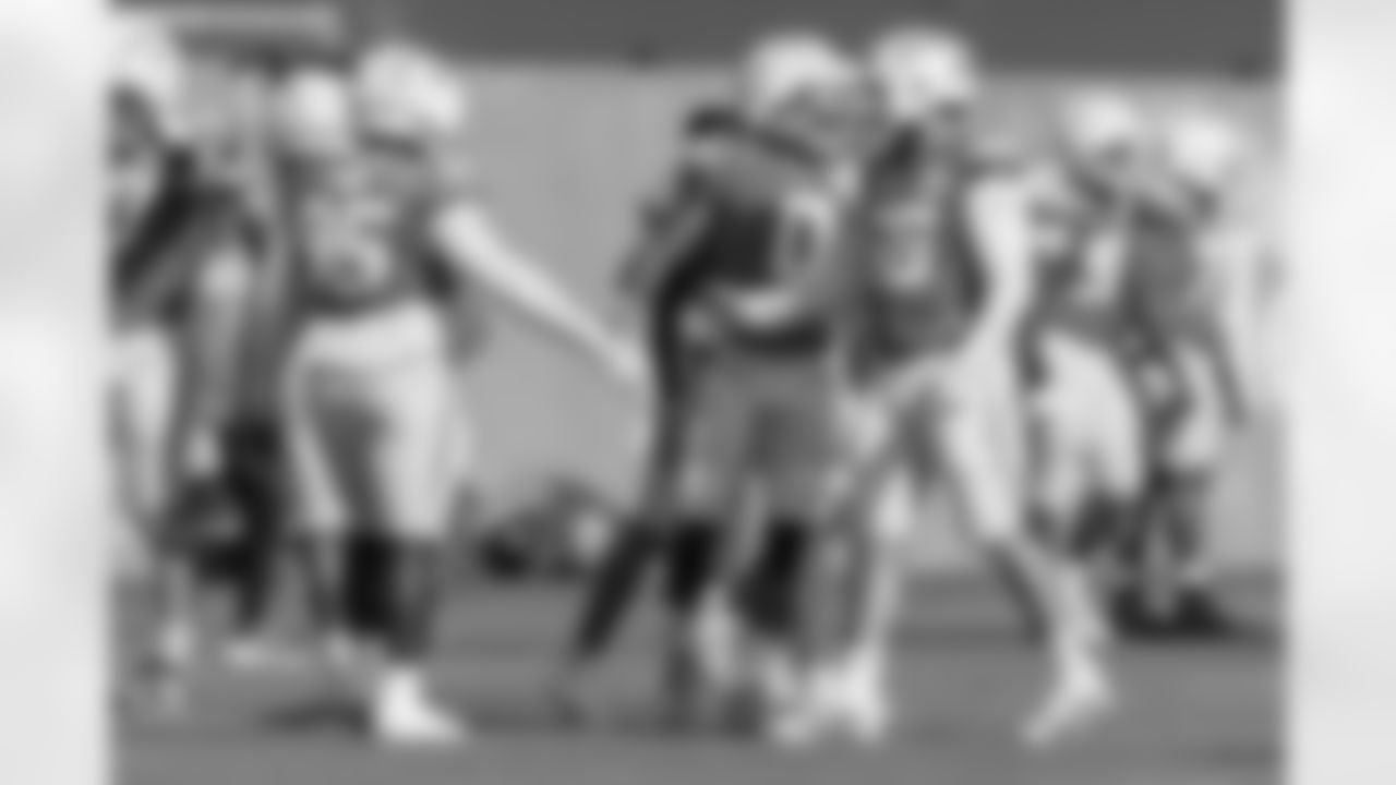 The Los Angeles Chargers practice at Training Camp on Thursday, August 1, 2024 at The Bolt in El Segundo, CA.