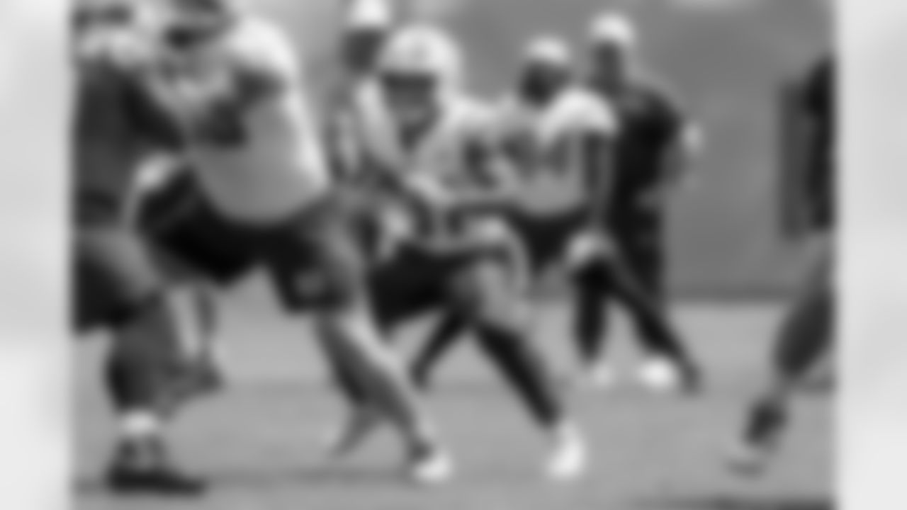 The Los Angeles Chargers practice at Training Camp on Thursday, August 21, 2025 at The Bolt in El Segundo, CA.