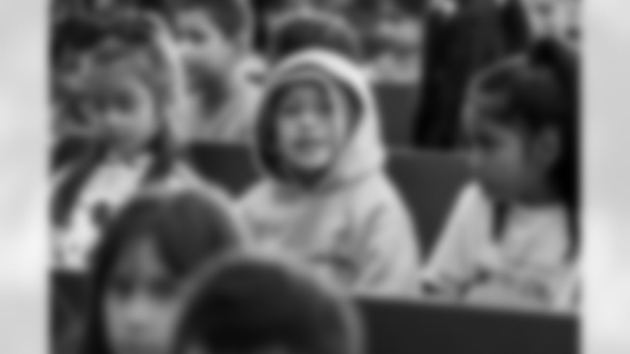 The Los Angeles Chargers host their annual Bikes for Kids event on Monday, December 15, 2025 at Washington Washington Elementary School in Pasadena, CA.