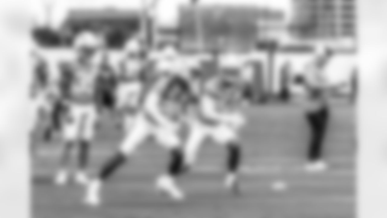 Los Angeles Chargers players participate in Phase 3 of the offseason program on Tuesday, June 3, 2025 at The Bolt in El Segundo, CA.