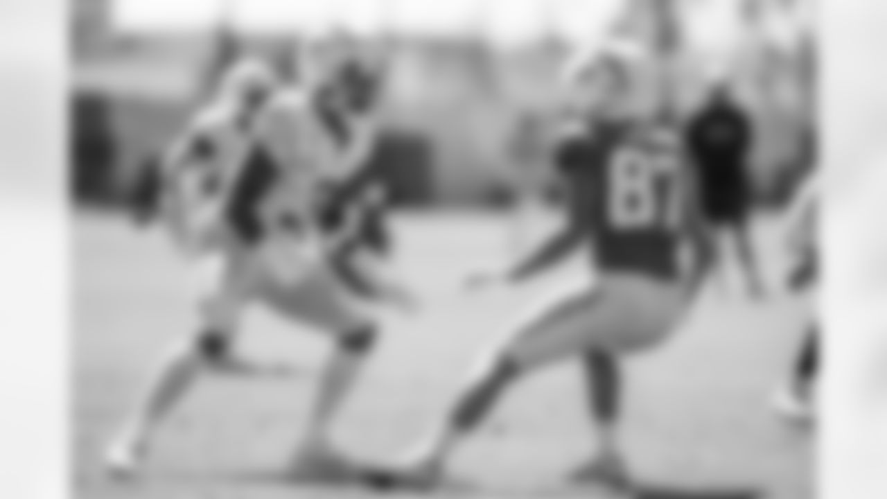 The Los Angeles Chargers practice on Wednesday, October 8, 2025 at The Bolt in El Segundo, CA.
