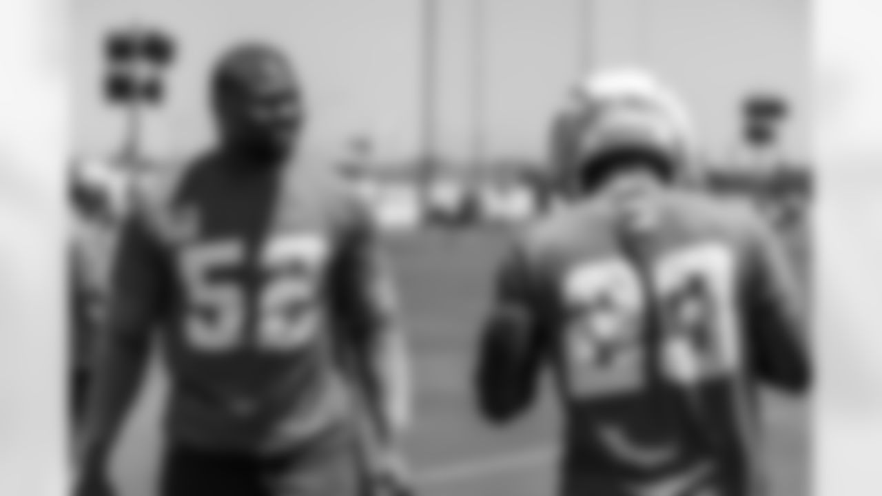 Los Angeles Chargers players participate in Phase 3 of the offseason program on Friday, May 30, 2025 at The Bolt in El Segundo, CA.