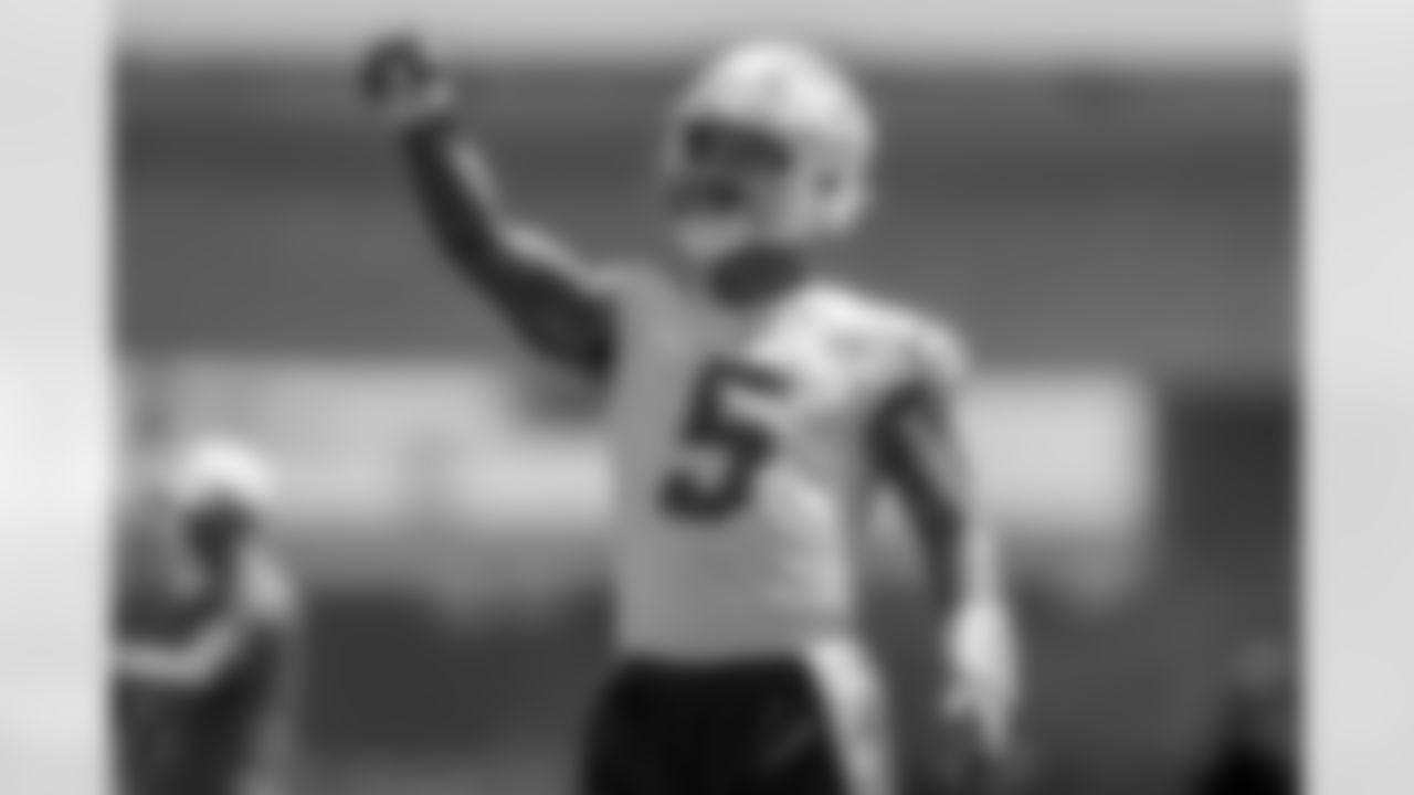 The Los Angeles Chargers practice at Training Camp on Tuesday, August 19, 2025 at The Bolt in El Segundo, CA.