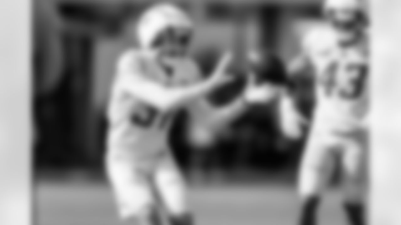 The Los Angeles Chargers practice on Wednesday, November 6, 2024 at The Bolt in El Segundo, CA.