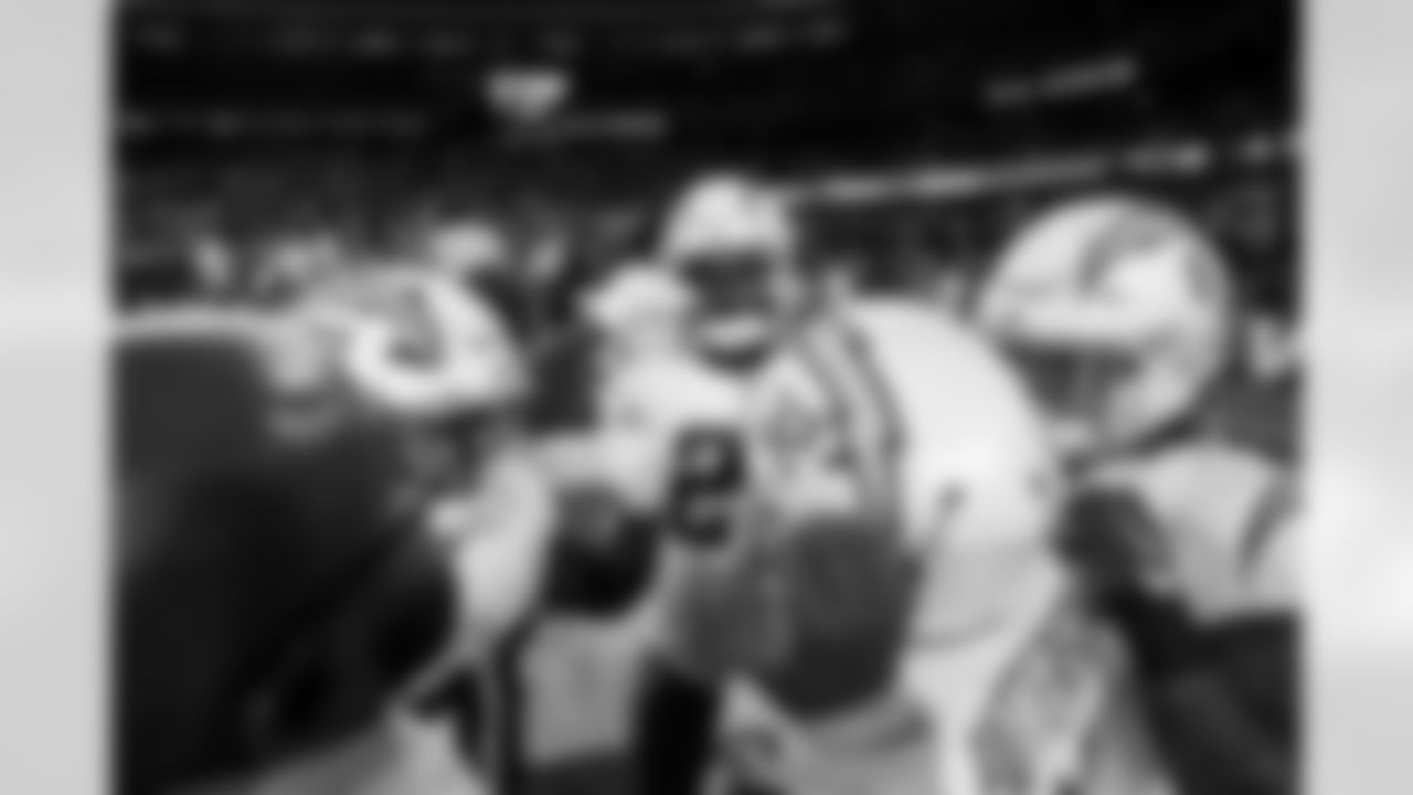 RB Jaret Patterson (32), RB Omarion Hampton (8), RB Hassan Haskins (28) and RB Kimani Vidal (30)