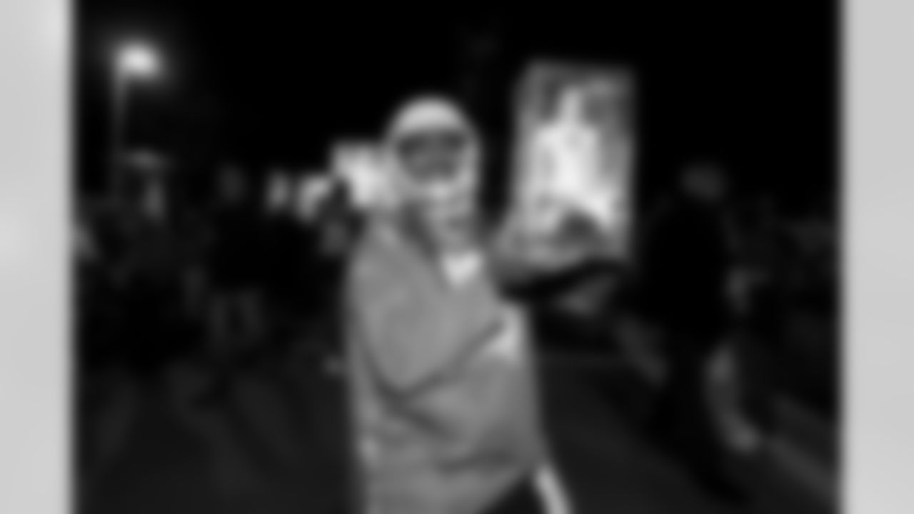 Fans gather at The Bolt for the Fan Rally + Drone Show on Friday January 9th, 2025