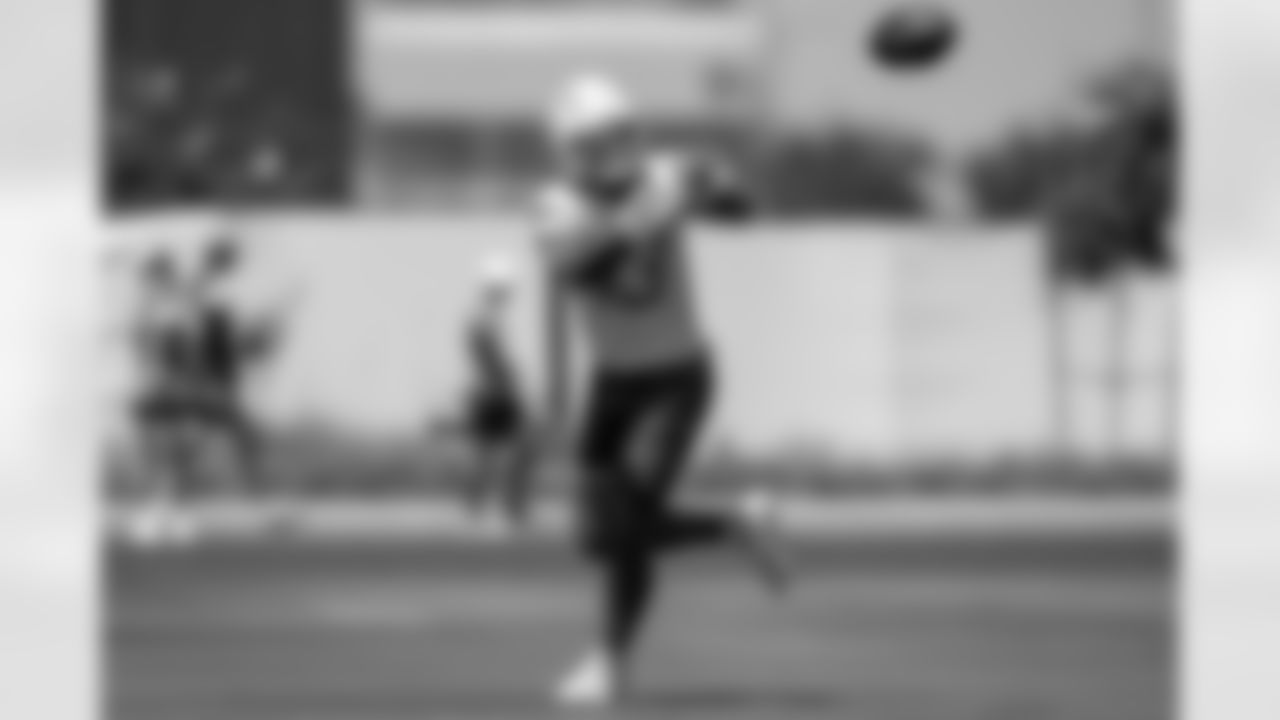 The Los Angeles Chargers practice at Training Camp on Tuesday, August 19, 2025 at The Bolt in El Segundo, CA.
