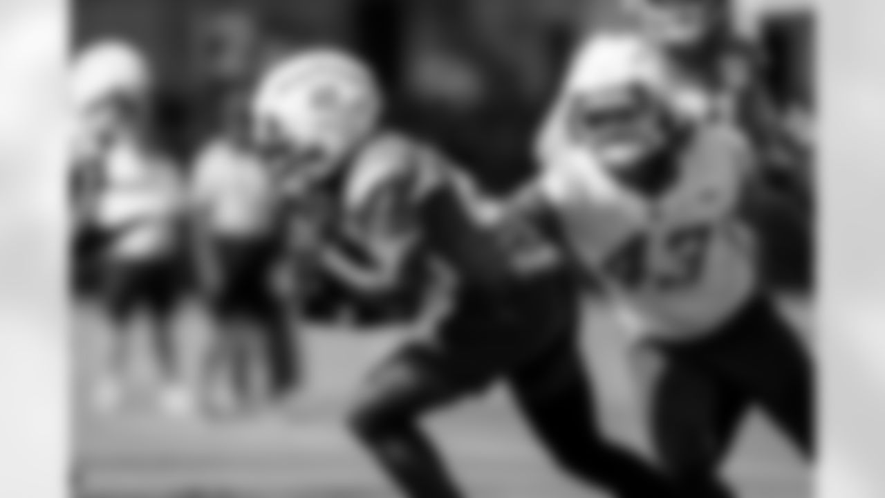 The Los Angeles Chargers practice on Wednesday, October 2, 2024 at The Bolt in El Segundo, CA.