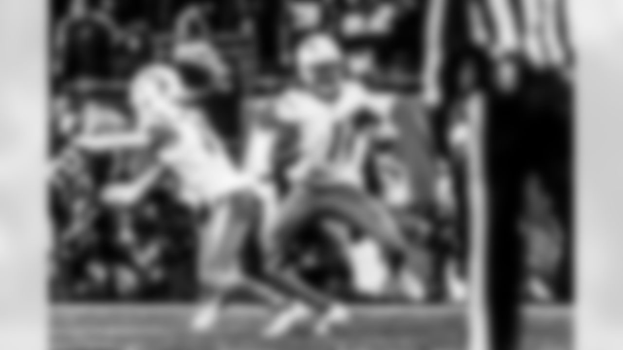 Take a look back at the Chargers Wild Card matchup with the Patriots in monochrome.