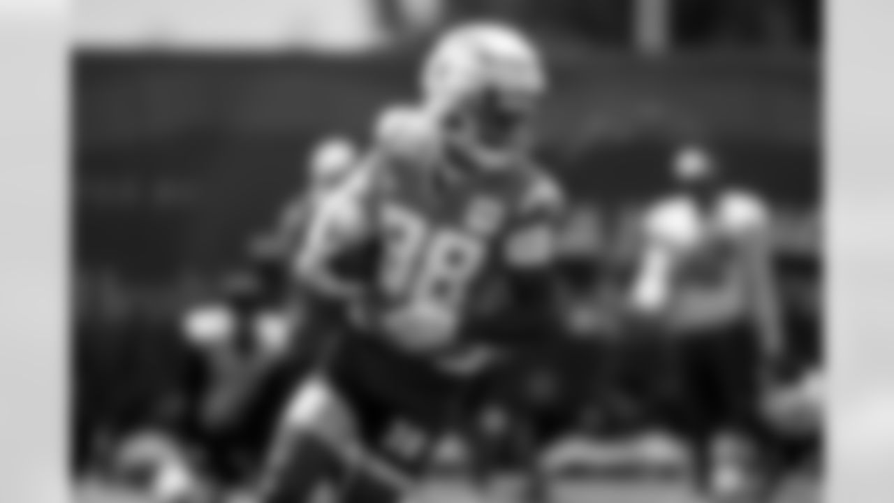 The Los Angeles Chargers practice at Training Camp on Monday, August 4, 2025 at The Bolt in El Segundo, CA.