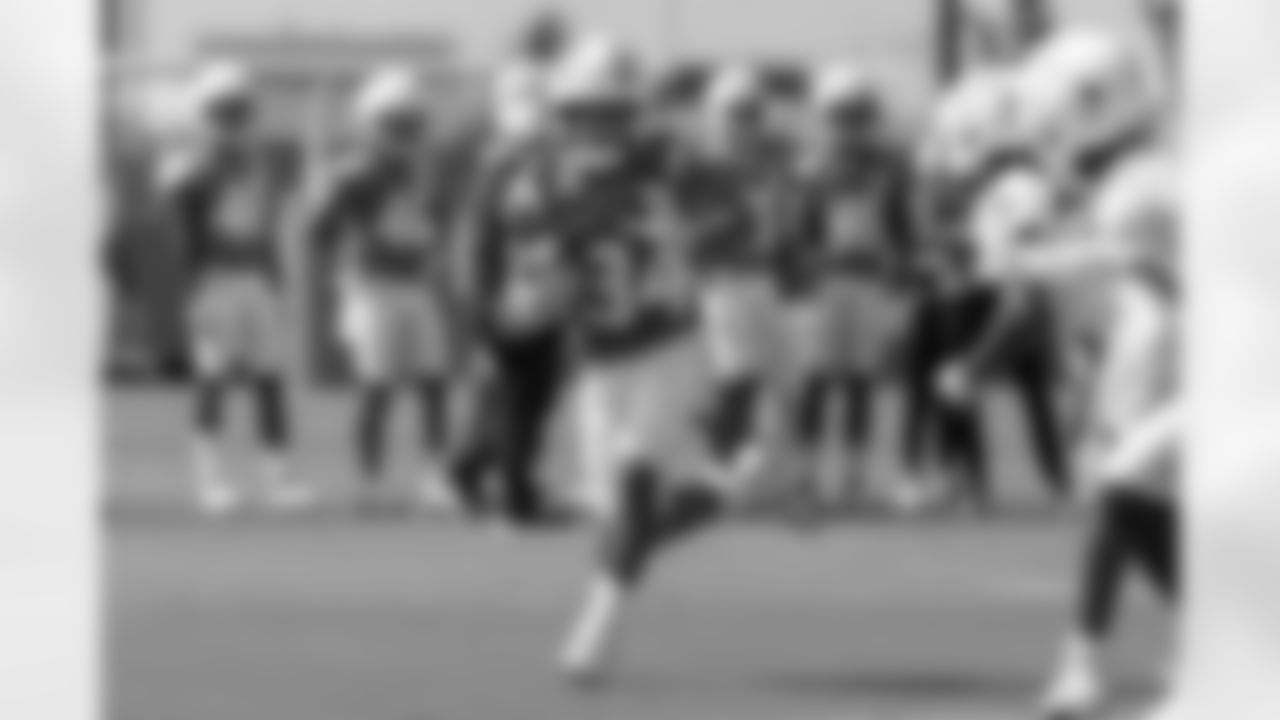The Los Angeles Chargers practice at Training Camp on Wednesday, July 24, 2024 at The Bolt in El Segundo, CA.