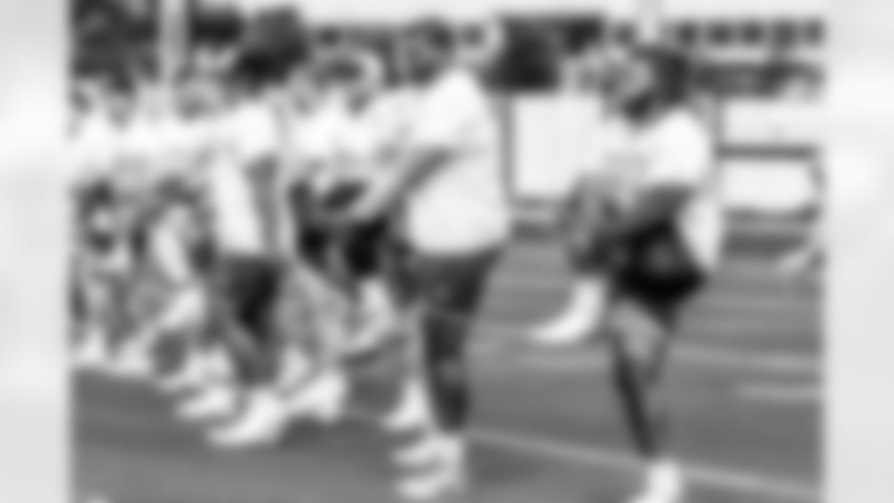 Los Angeles Chargers players participate in Phase 2 of the offseason program on Monday, May 5, 2025 at The Bolt in El Segundo, CA.
