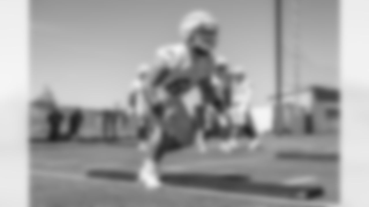 The Los Angeles Chargers hold Rookie Mini-Camp on Saturday, May 10, 2025 at The Bolt in El Segundo, CA.
